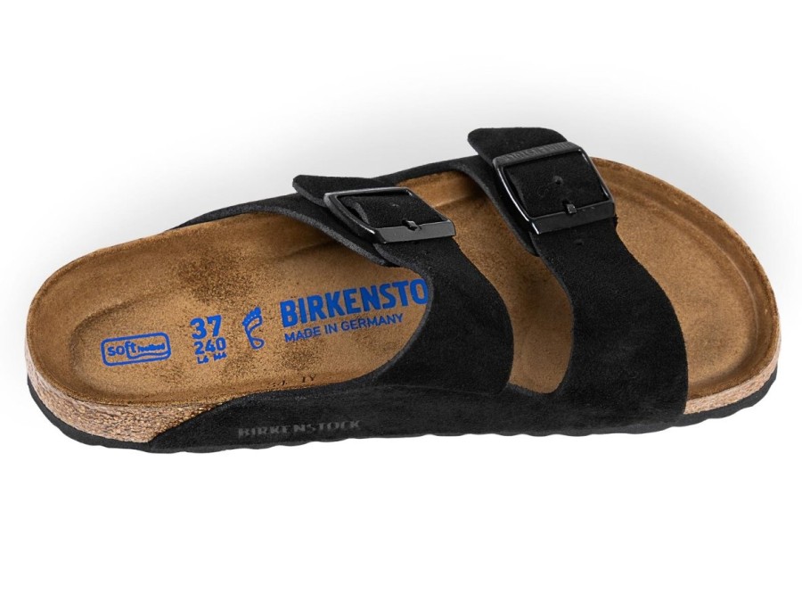 Men Birkenstock | Birkenstock 951321 Ari Sfb Blk