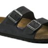 Women Birkenstock | Birkenstock Ari Oil Sfb 752483+Blk+N