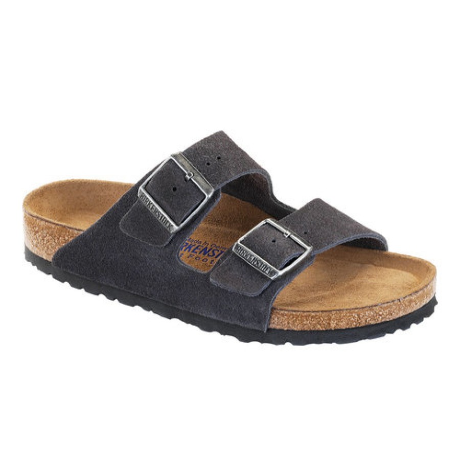 Women Birkenstock | Birkenstock 552323 Ari Vl Sfb Nar Gry