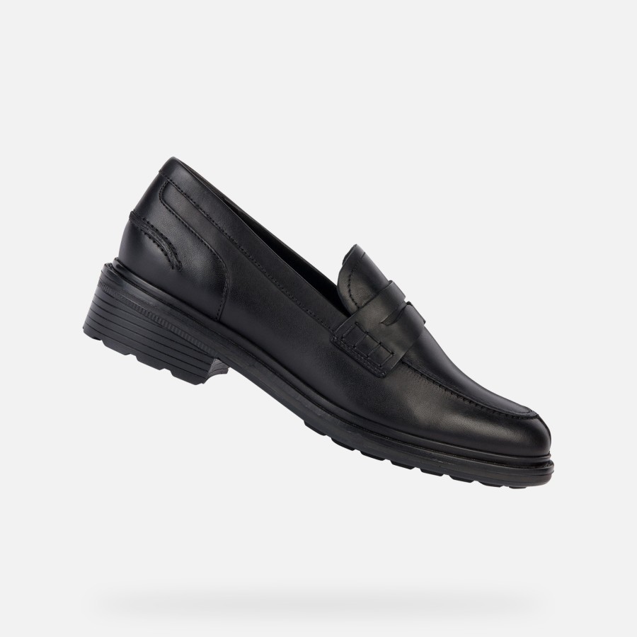 Women Geox | Geox D Sph Loafer Black