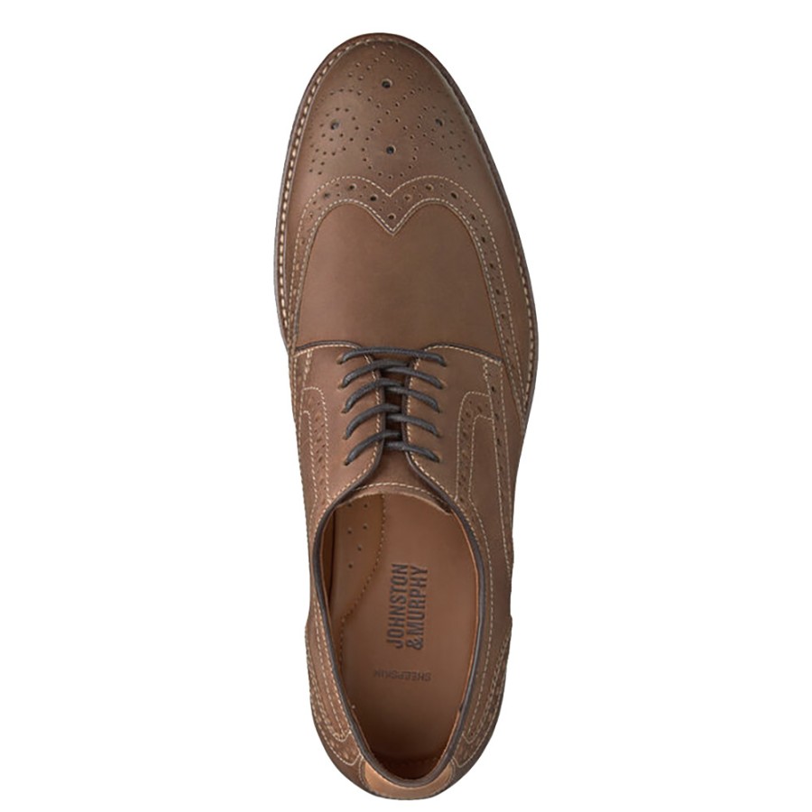 Men Johnston & Murphy | Johnston ' Murphy Warner Wingtip Tan