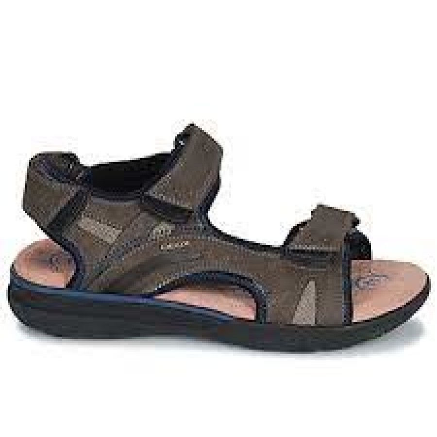 Men Geox | Geox Uspherica Sandal Cof